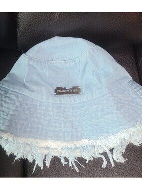 Light Blue Jean Bucket hat for Everyday Wear.